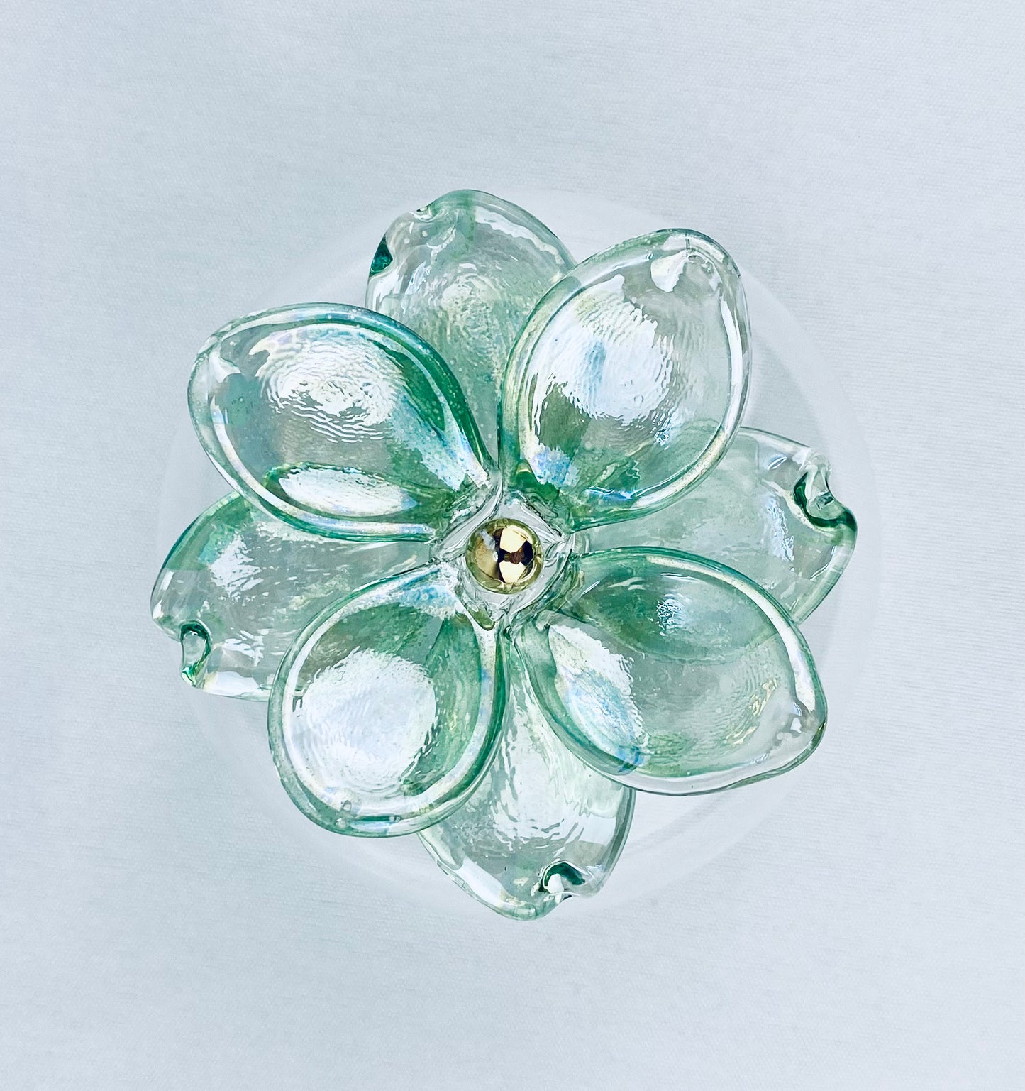 ユリの花【皿】